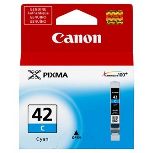 Cartus Cerneala Original Canon Cyan, CLI-42C, pentru Pixma Pro 10|Pro 100, , (timbru verde 0.15 lei), "BS6385B001AA"