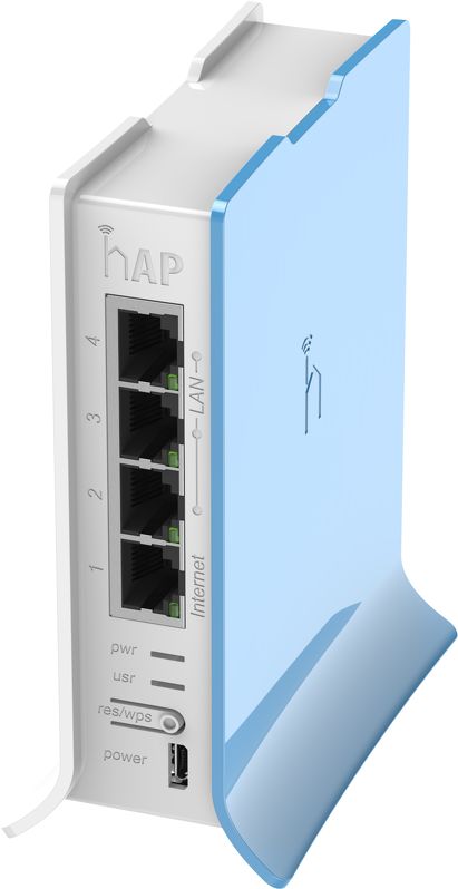 ACCESS Point Mikrotik wireless interior 300 Mbps, port 10/100 x 4, antena interna x 2, fara PoE, 2.4 GHz, "RB941-2ND-TC" (timbru verde 0.8 lei)