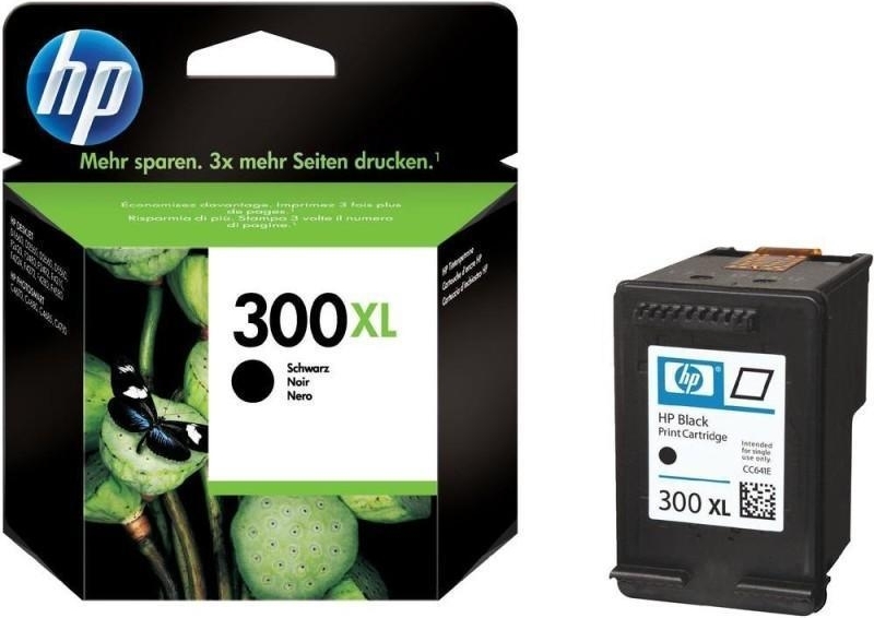 Cartus Cerneala Original HP Black, nr.300XL, pentru DJ D2530|2560|2660|5560|F2420|2480|4280|PS C4680|4780, , (timbru verde 0.15 lei), "CC641EE"