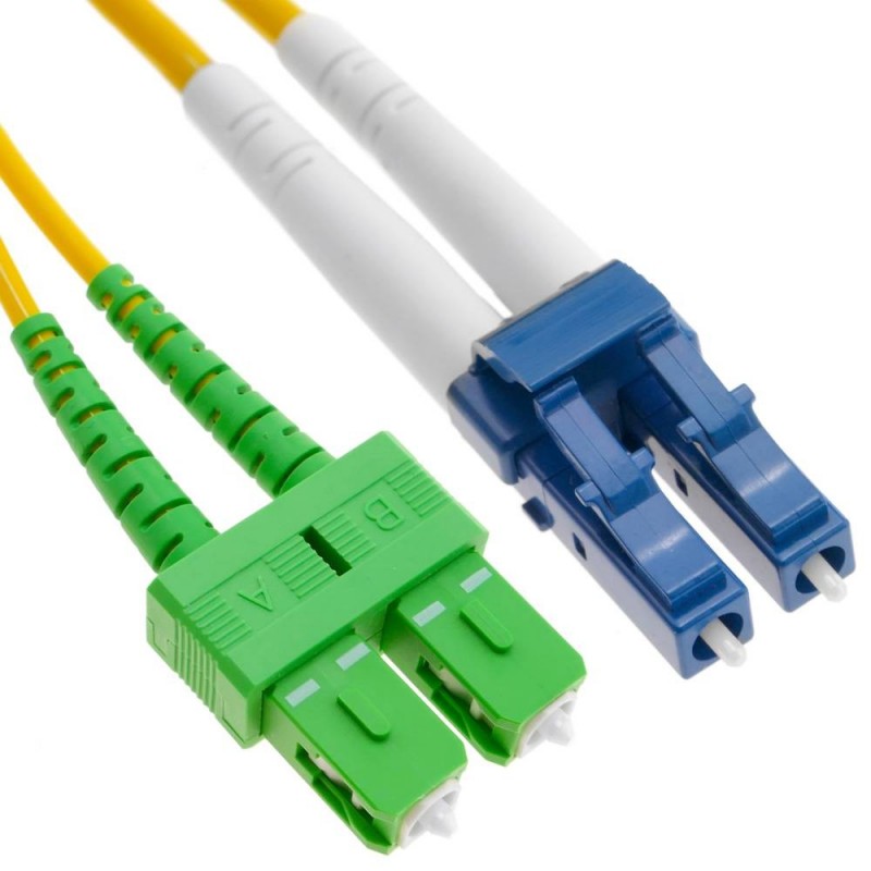 Patchcord FO SC/APC-LC/PC, SM OS2 9/125, manta LSZH 3.0mm, duplex 5m "SC/APC-LC/PC-SM/DX-5" (timbru verde 0.08 lei)