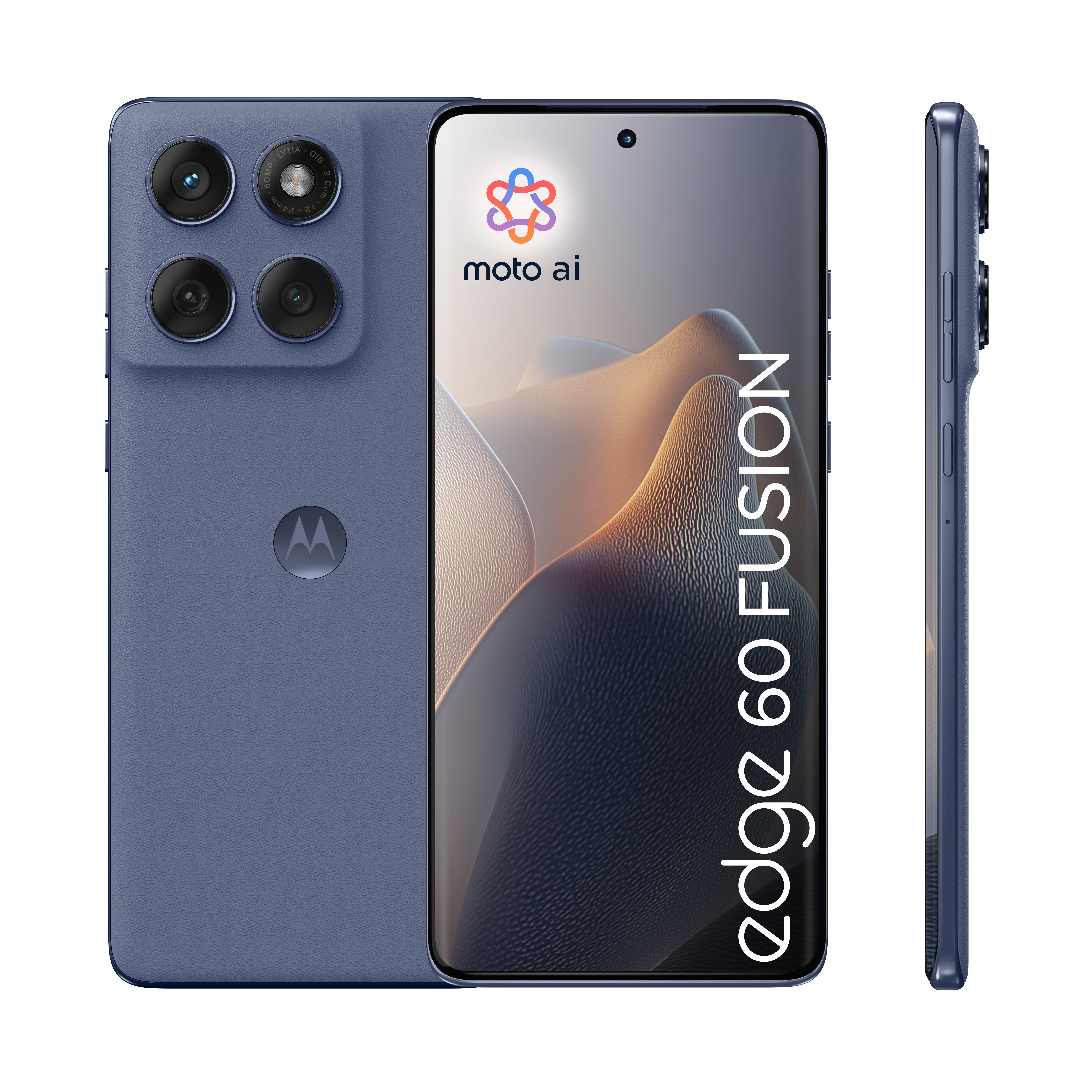 Smartphone Edge 60 Fusion 256GB 8GB RAM 5G Dual SIM Pantone Slipstream "PB7E0037SE" - imagine 2