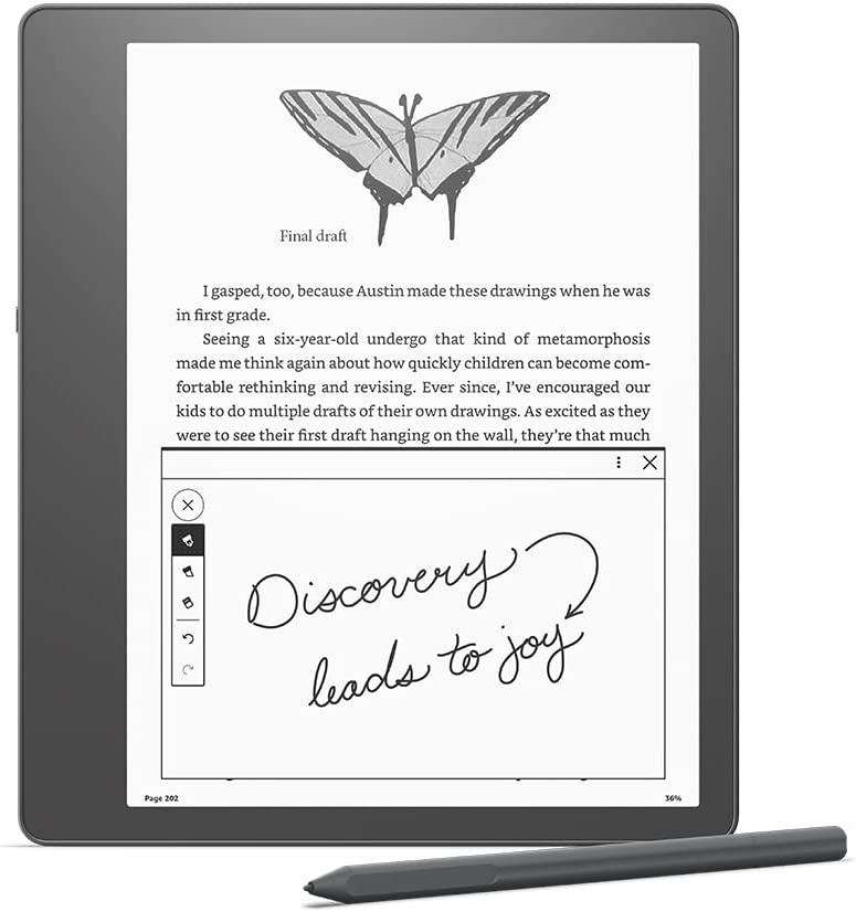 Amazon Kindle Scribe 16GB Premium Pen "B09BRW6QBJ" (timbru verde 0.9 lei)