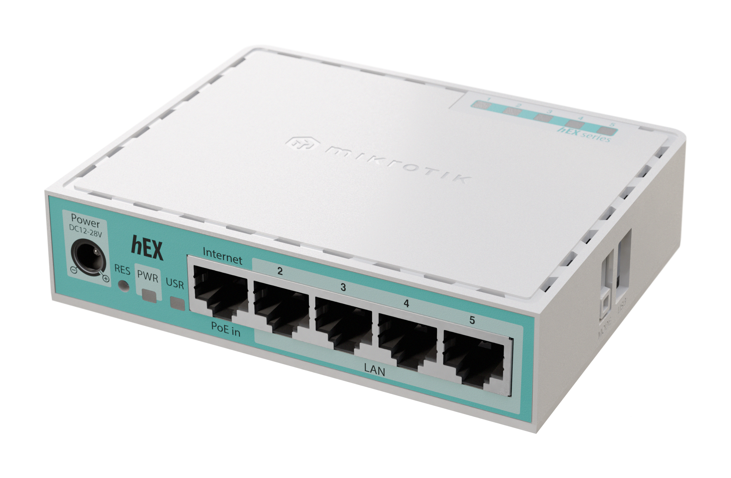 NET ROUTER 10/100/1000M 5P HEX/E50UG MIKROTIK "E50UG" (timbru verde 0.8 lei)