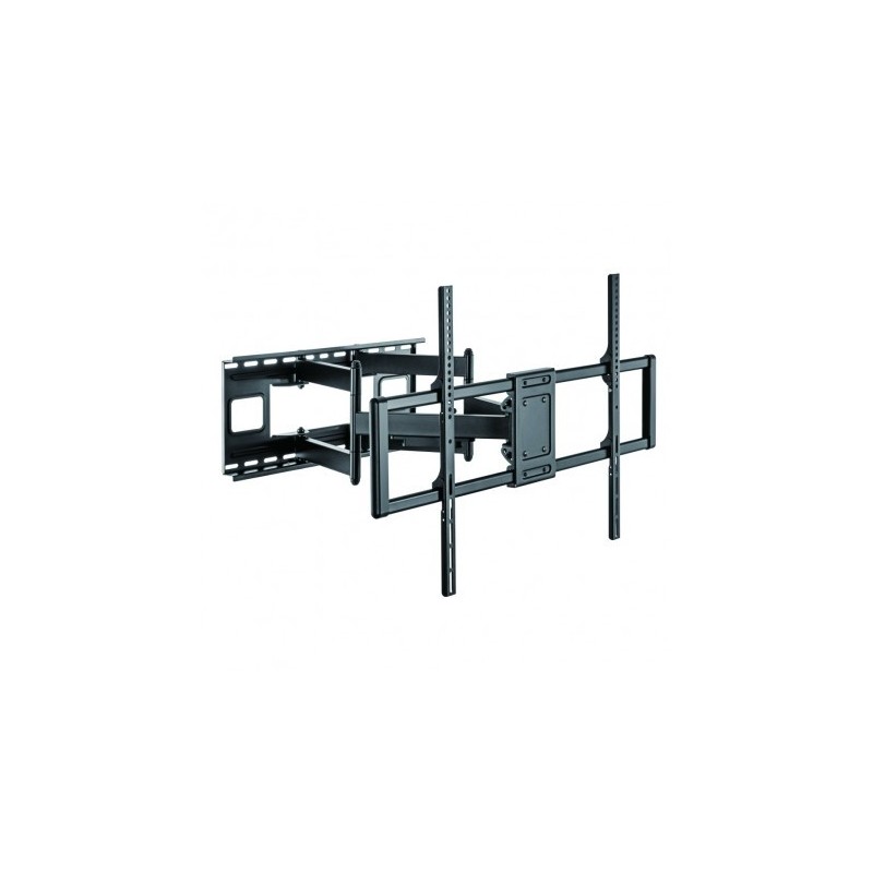 Suport TV de perete, LCD / LED, 60-120 inch, brat dublu, extensibil, Ultra Slim, Full-Motion, Negru, Techly, ICA-PLB 189B "ICA-PLB189B"