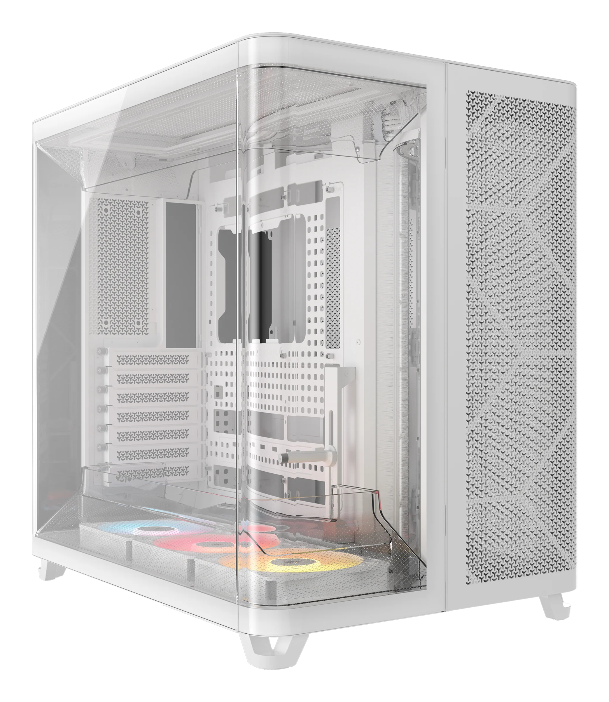 Carcasa Corsair AIR 5400 RS-R ARGB, Triple Chamber, Panoramic Glass, Mid-Tower, Alb "CC-9011319-WW" (timbru verde 0.32 lei)