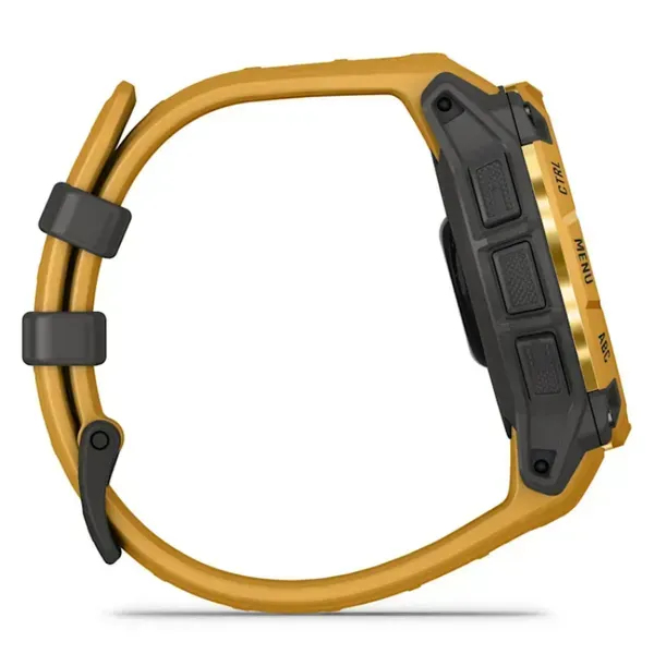 Smartwatch Instinct 3 45 mm, Solar, Sunburst with Sunburst/Grey Band"010-02934-02" - imagine 3