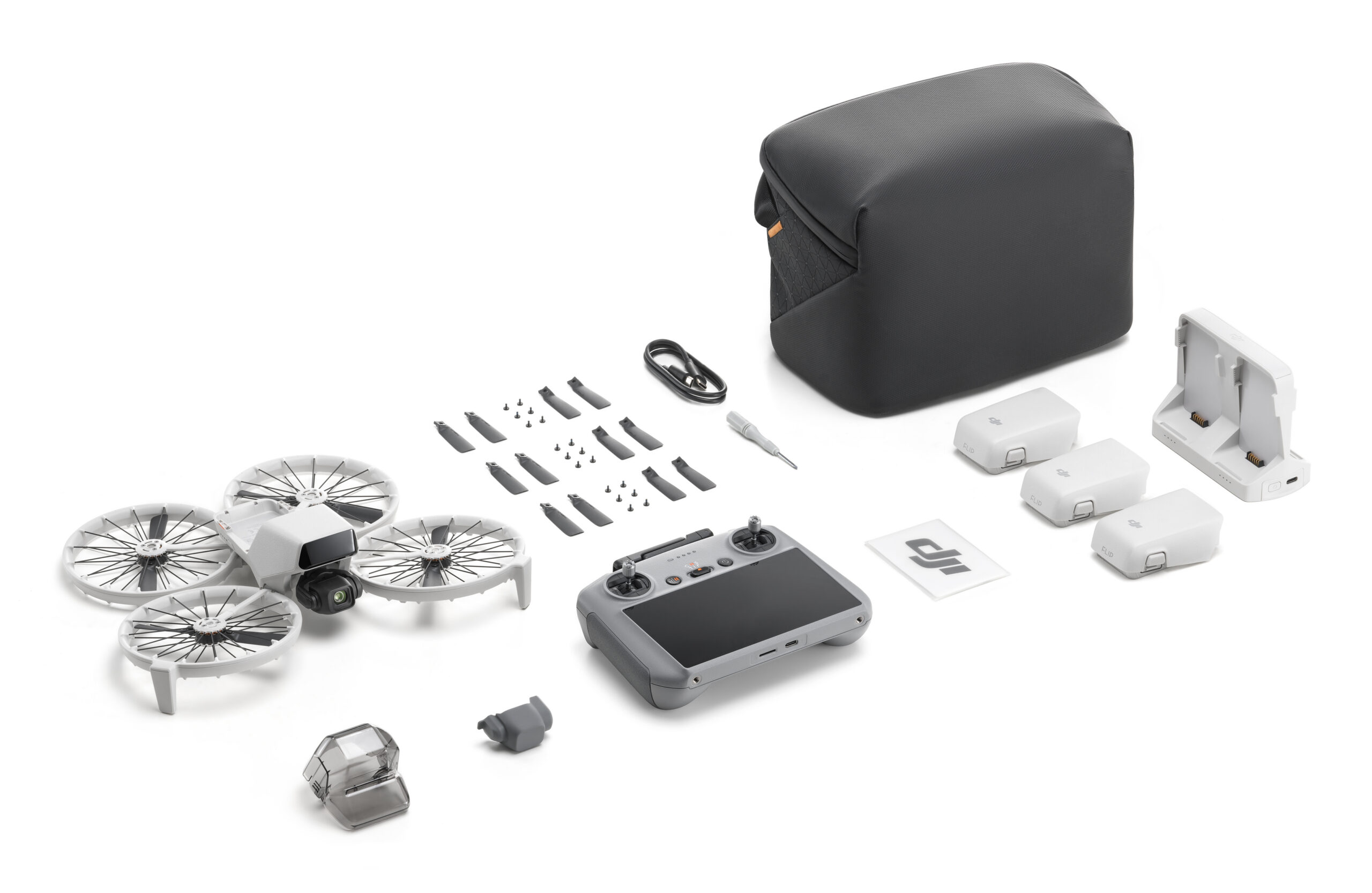 Kit Drona DJI FLIP Fly More Combo + RC 2, 4K/6031min autonomie "CP.FP.00000181.01" (timbru verde 1.20 lei)