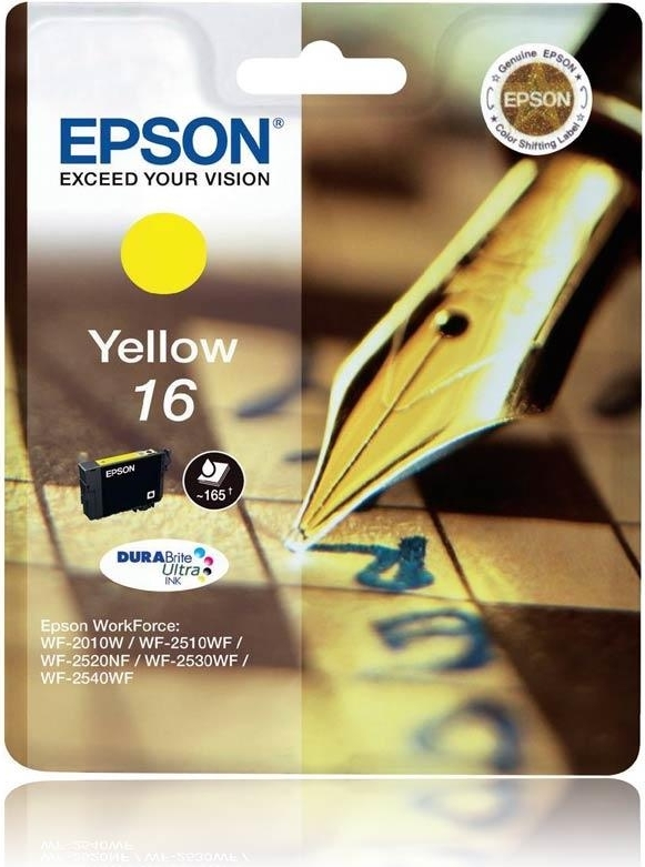 Cartus Cerneala Original Epson Yellow, T1624, pentru WF2540, , (timbru verde 0.15 lei), "C13T16244010"