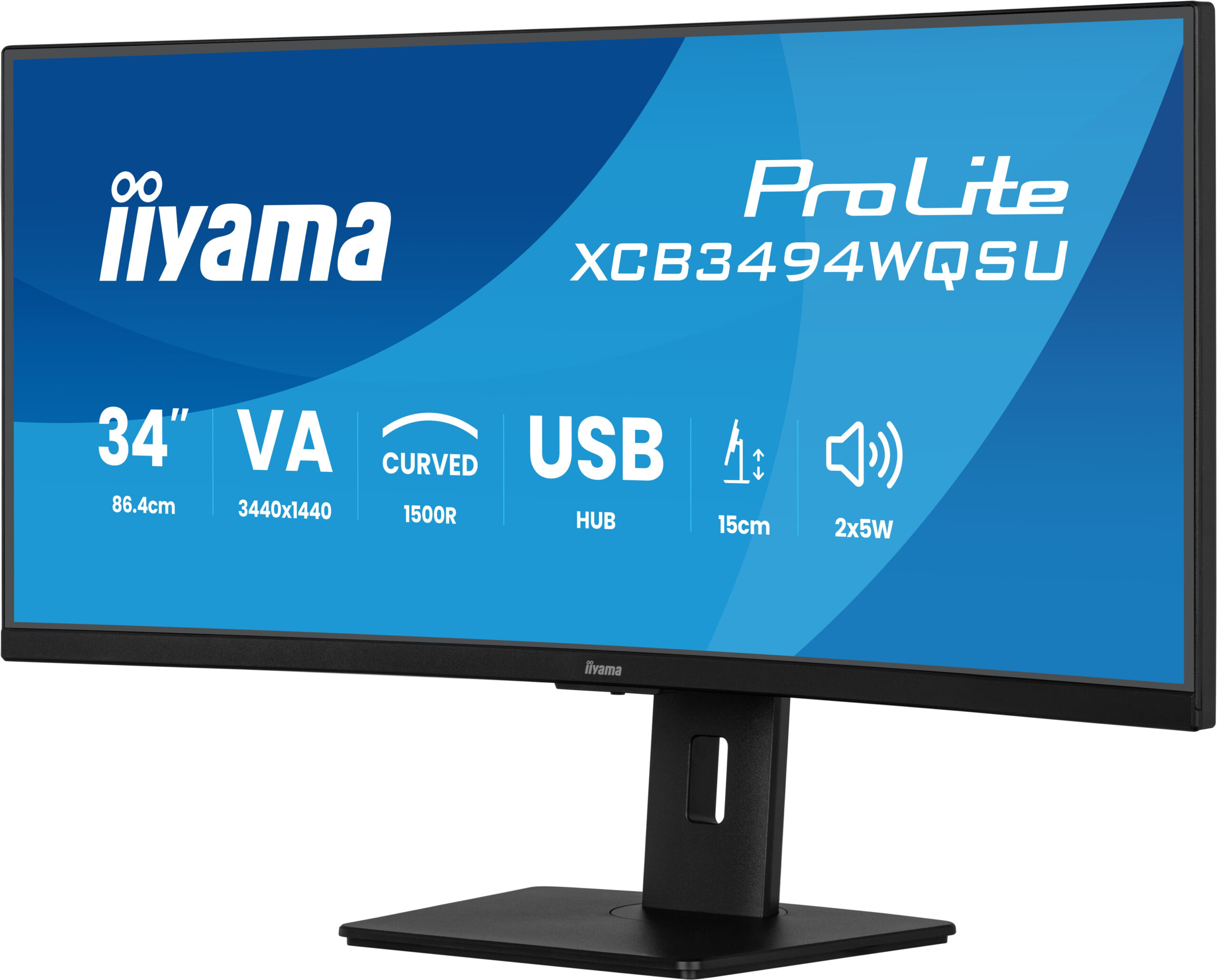 Monitoare LED iiyama XCB3494WQSU-B1 "XCB3494WQSU-B1" - imagine 5
