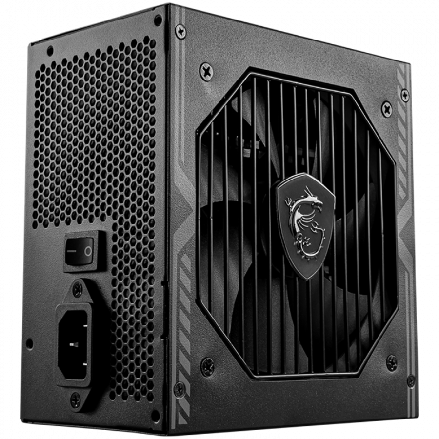 SURSA MSI, 550 W, "MAG A550BN", ATX 12V, fan 120 mmx1, 80 Plus Bronze, MB 20+4 pinx1, CPU 4+4 pinx1, PCI-E 6+2 pinx2, SATAx5, MOLEX 4-pinx2, Floppy 4-pinx1, "MAG A550BN" (timbru verde 2 lei)