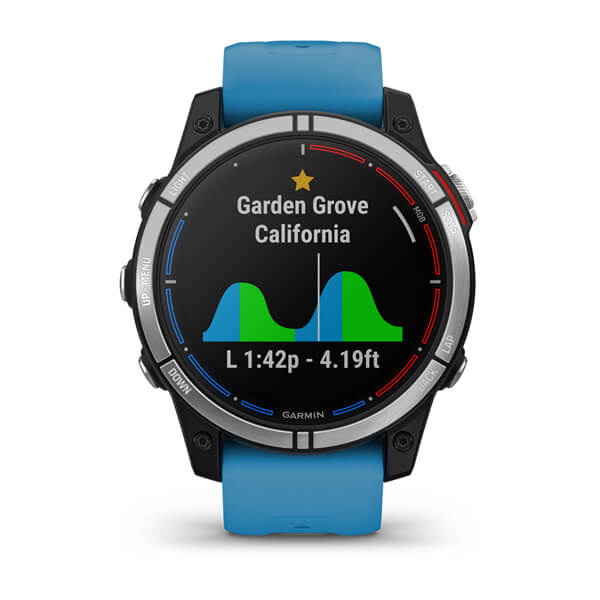 Smartwatch Quatix 7 Rezistent la apa Albastru"010-02540-61" - imagine 2
