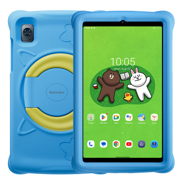 Blackview Tab 60 Kids, 8.68inch WXGA+ 800*1340, T606 Octa-core 1.6GHz, Front 5MP; Rear 8MP,4GB/128GB, 6050mAh battery, Android 13, Support Dual SIM card,Blue "BVTAB60_KIDS-BL" (timbru verde 0.9 lei)