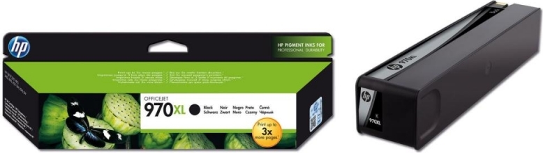 Cartus Cerneala Original HP Black, nr.970XL, pentru OfficeJet X476|576|451|551, , (timbru verde 0.15 lei), "CN625AE"