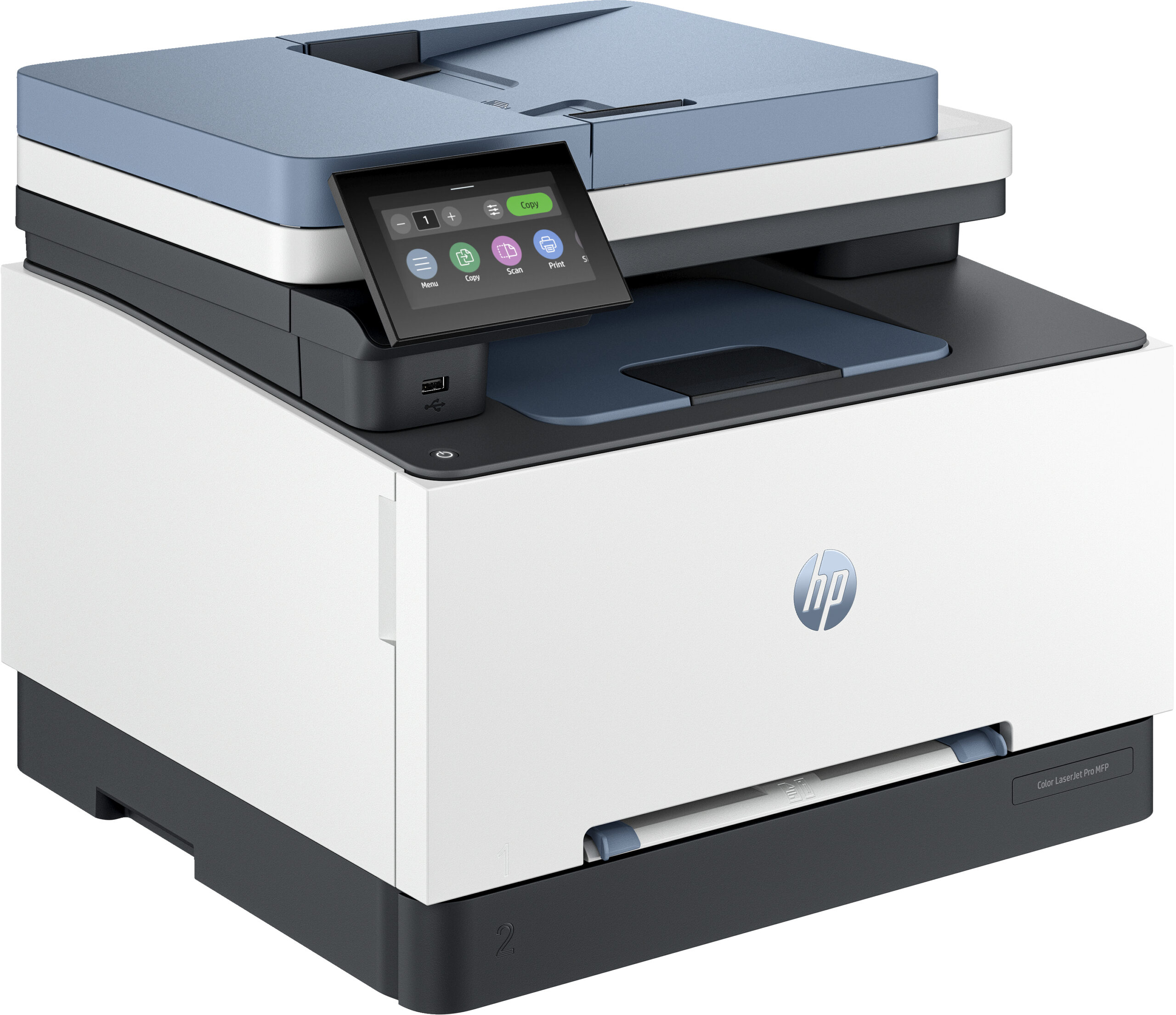 Multifunctional Laser Color HP, LASERJET 3302FDN, A4, Functii: Impr.|Scan.|Cop.|Fax, Vit.Print. 25ppm, Conectivitate:USB|RET, Duplex:Da, ADF:ADF(incl.TV 25lei) "499Q7F" - imagine 3