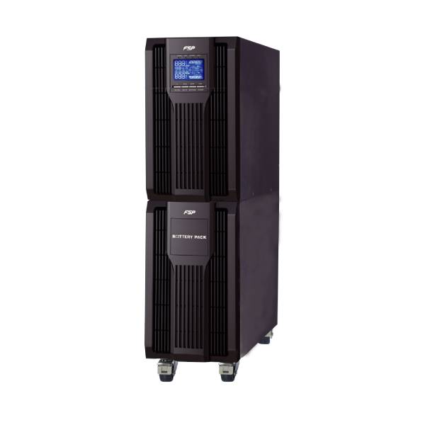 UPS FORTRON Online cu Sinusoida Pura, tower, 6000VA/ 5400W, AVR, Terminal Block, display LCD, 16xbaterie 12V/9Ah, con. USB, RS232, dubla conversie,"Champ 6K Tower""PPF54A0804" (timbru verde 40 lei)
