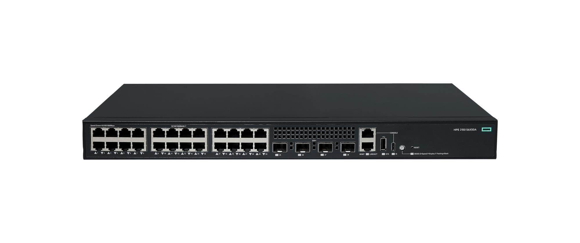 NET SWITCH 24PORT 1000M/CW 2050 S6X50A ARUBA BY HPE "S6X50A"