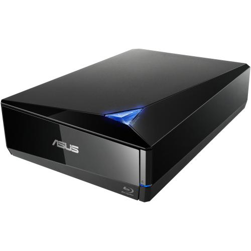 ASUS External 16X Blu-ray Writer USB 3.0 Mac Compatible M-DISC support Disc Encryption Unlt. Webstorage 12mo NERO Backitup E-Media "BW-16D1X-U/BLK/G/AS" (timbru verde 0.8 lei)