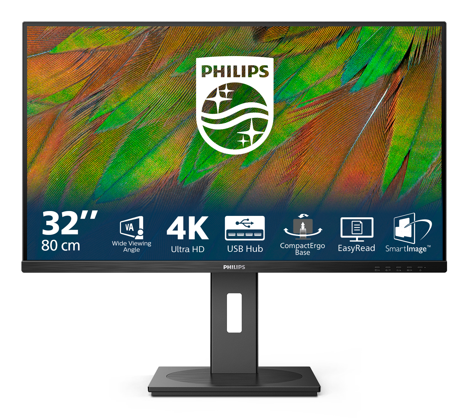Monitor Philips 31.5" 32B1N3800/00 "32B1N3800/00" (timbru verde 7 lei)