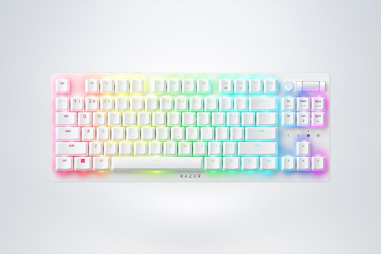 KB RAZER DEATHSTALKER V2 PRO TKL (RED) "RZ03-04373500-R3M1" (timbru verde 0.8 lei)