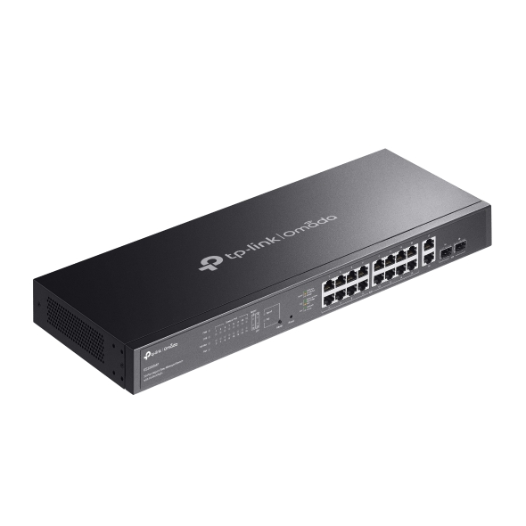 SWITCH TP-LINK Omada 20-Port Gigabit Easy Managed Switch cu 16-Port PoE+,250W buget POE, carcasa metalica "ES220GMP" (timbru verde 2 lei)
