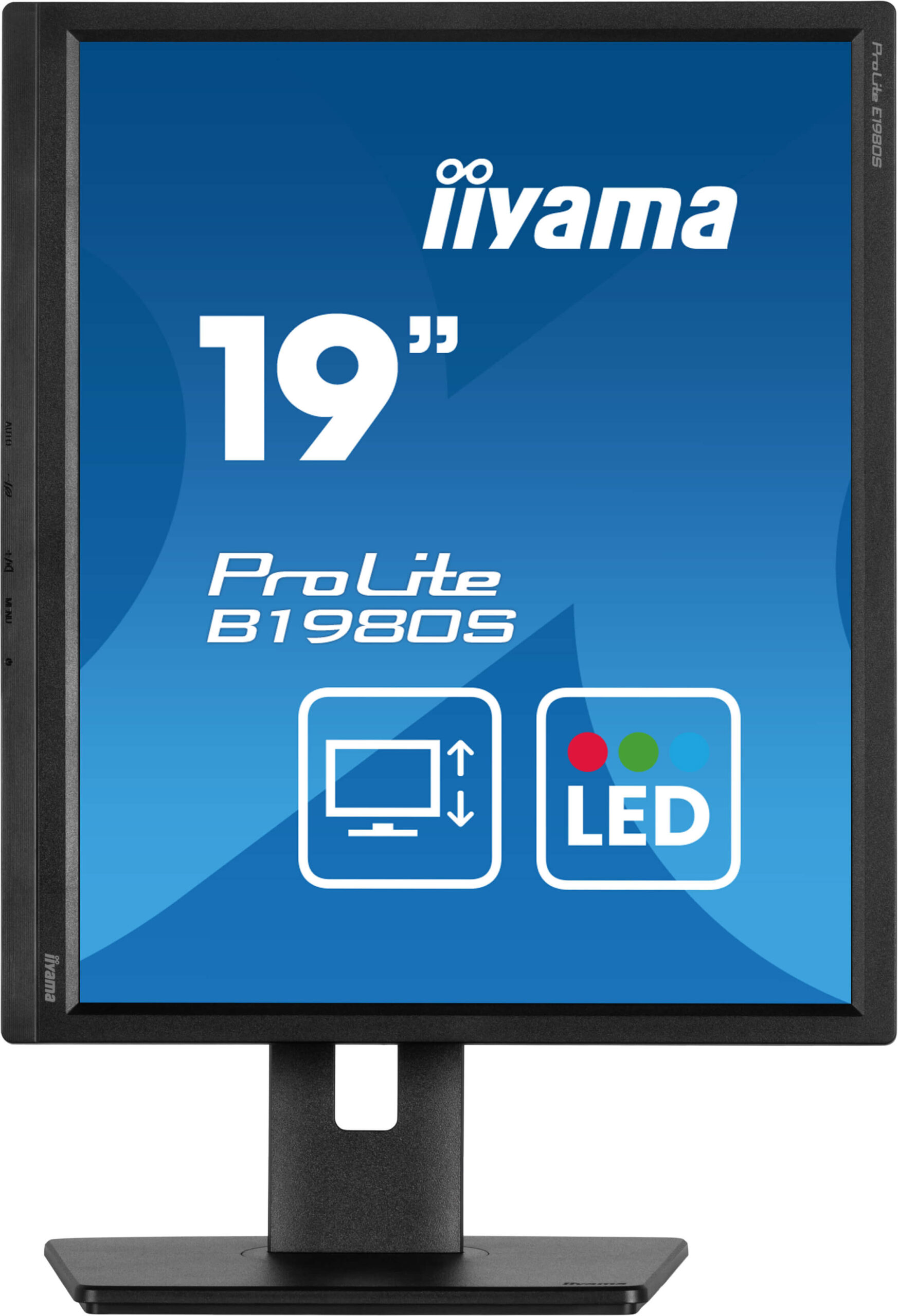 Iiyama PROLITE B1980S-B1 LED monitor 19 inch 1280 x 1024 75 Hz TN 250 cd 1000:1 3ms HDMI DP, SPEAKER B1980S-B1 - imagine 5