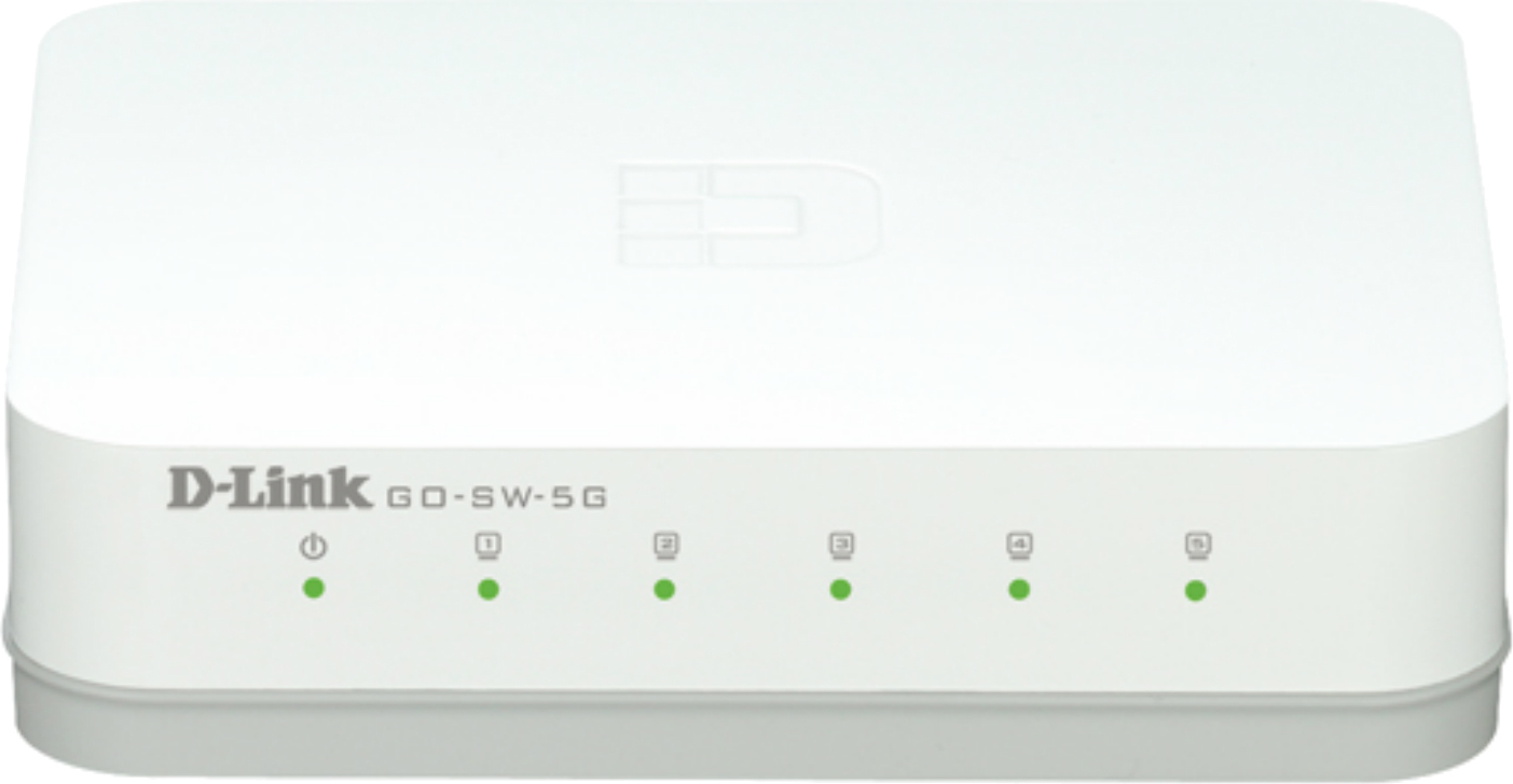 SWITCH D-LINK 5 porturi Gigabit, carcasa plastic, "GO-SW-5G" (timbru verde 2 lei)