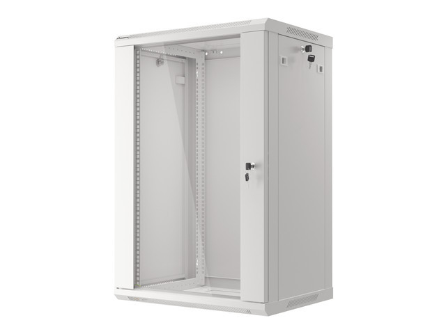 Dulap rack 19" perete 18U/ 600x450 gr V2 "WF01-6418-10S"