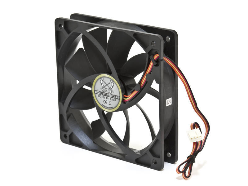 VENTILATOR Scythe, 120 mm 1300 rpm, conector 4 pin, "SY1225SL12LM-P"