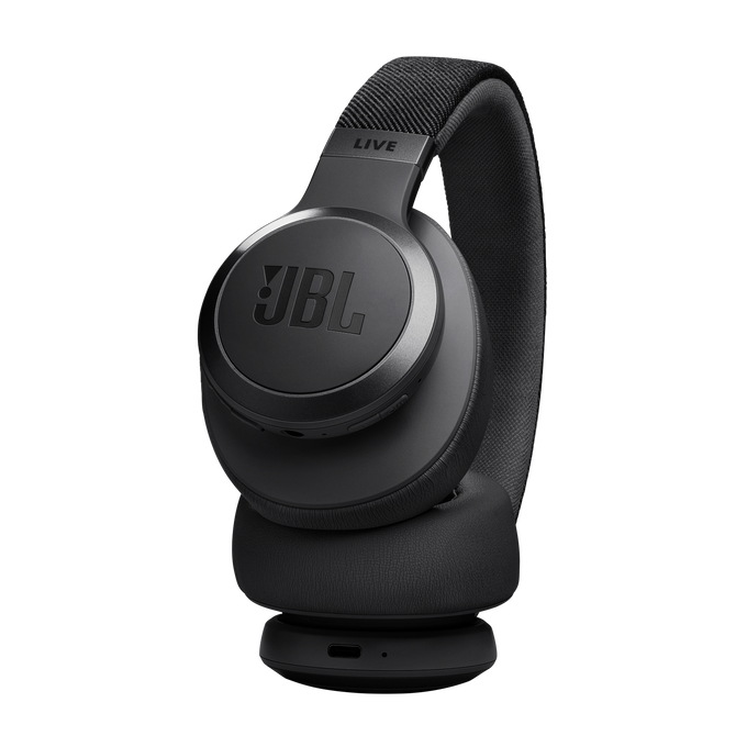 Casti audio wireless over-ear, LIVE 770NC, True Adaptive NC, Bluetooth, Multi-Point, Negru"JBLLIVE770NCBLK" - imagine 7