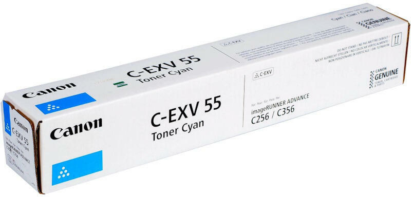 Toner Original Canon Cyan, EXV55C, pentru IR C256|IR C257|IR C356|IR C357, 18K, (timbru verde 1.2 lei) ,NOPP, "2183C002AA"
