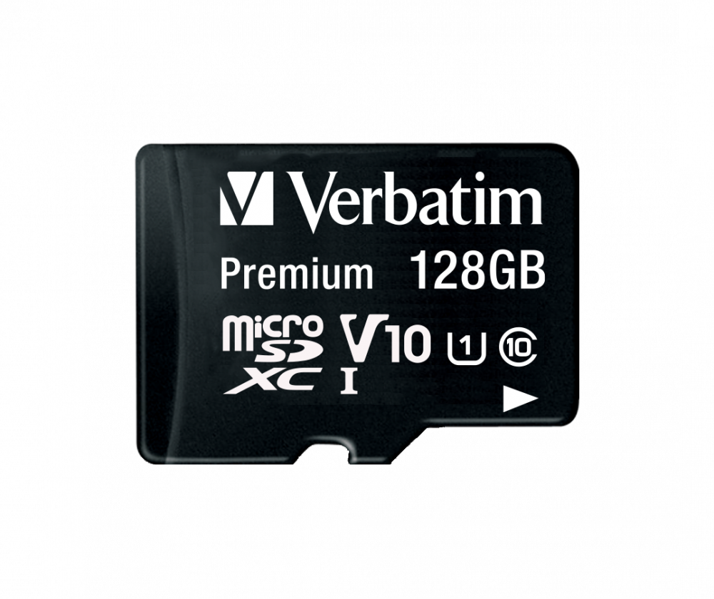 MEMORIE SD CARD VERBATIM 128GB CLASA 10 ADAPTOR INCLUS "44085" (TIMBRU VERDE 0.03 LEI)