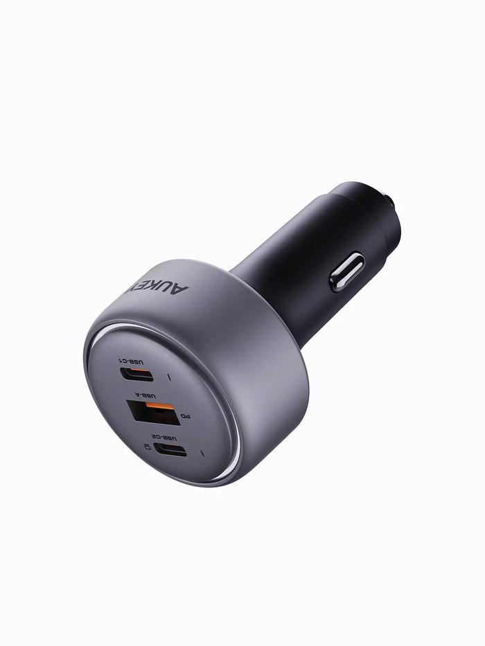 MOBILE CHARGER CAR 100W/3PORT CC-P3 AUKEY "CC-P3" (timbru verde 0.18 lei)
