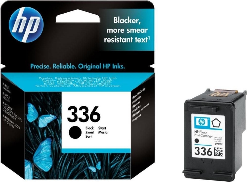 Cartus Cerneala Original HP Black, nr.336, pentru DJ5440|3310|420|42x|C3180|C4180|D7460|PSC1507|1510, , (timbru verde 0.15 lei), "C9362EE"