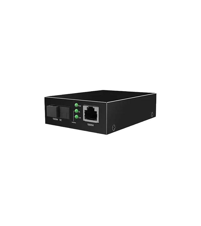 MEDIA CONVERTOR Tenda Single-Mode, 1 x RJ45 port, 1 x GE SC port, distanta 3km, Transmit:1550nm Receive:1310nm, metalic "TFC300B" (timbru verde 0.8 lei)