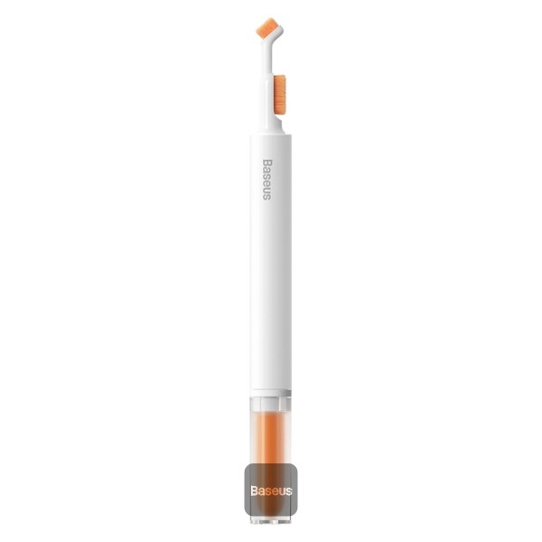 PERIE CURATARE Baseus, design retractabil, doua capete curatare si burete, perfecta pentru casti TWS, mouse, tastatura etc., alb "NGBS000002" - 6932172614188