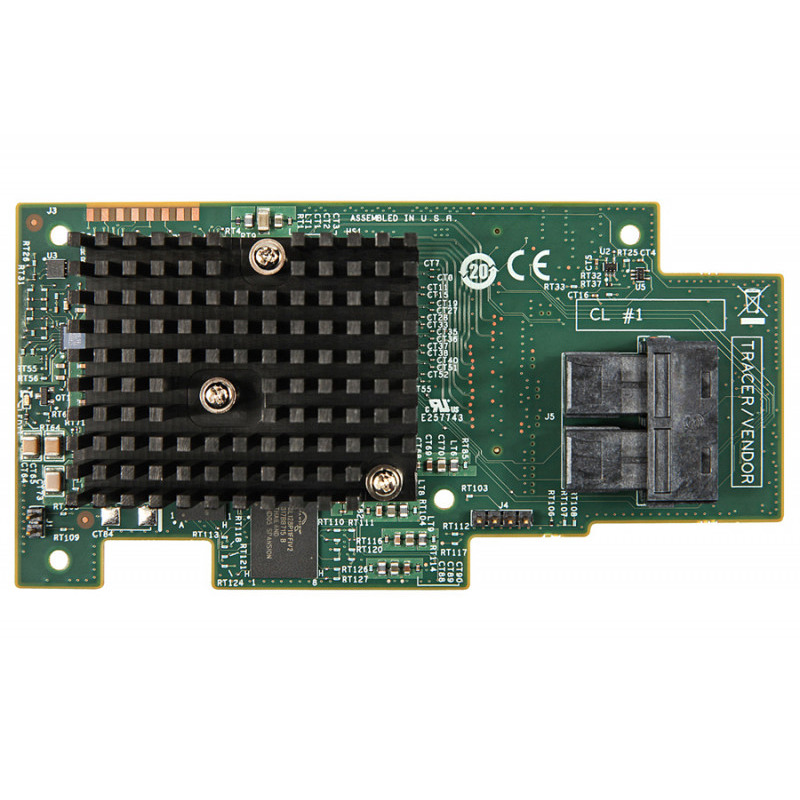 CONTROLLER RAID INTEL, port SAS inter x 8, PCIe 3.0 dual core, 12 Gb/s SAS 3.0, "RMS3JC080"