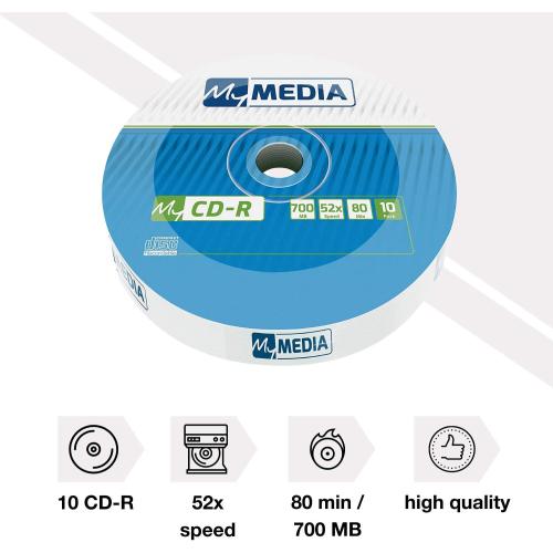 BLANCURI Verbatim CD-R 52x 700MB 10PK Wrap "69204"