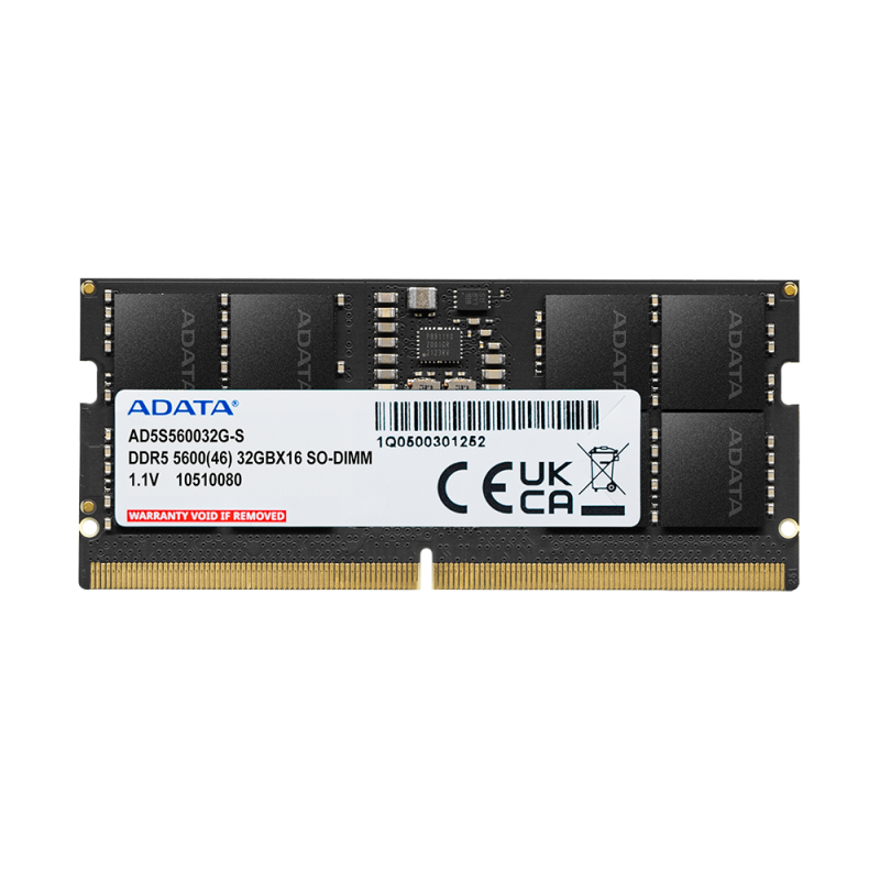 SODIMM Adata, 16GB DDR5, 5600 MHz, "AD5S560016G-S"