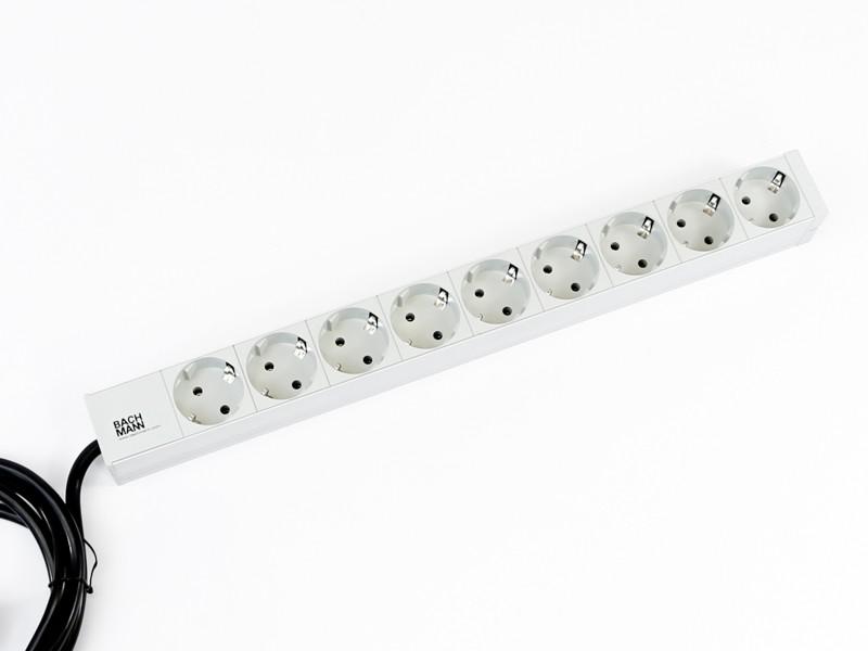 BM IT PDU power strip 9x sockets 1U, "BM-333.401" (timbru verde 4 lei)