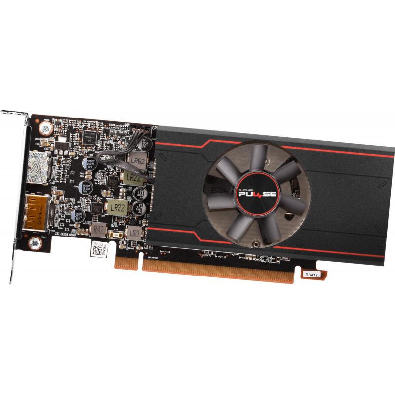 PLACA VIDEO SAPPHIRE "PULSE AMD Radeon RX 6400", 4 GB GDDR6 64 biti, PCI Express 4.0 x 4, HDMI DisplayPort, sistem racire aer, "11315-01-20G" (timbru verde 0.8 lei)