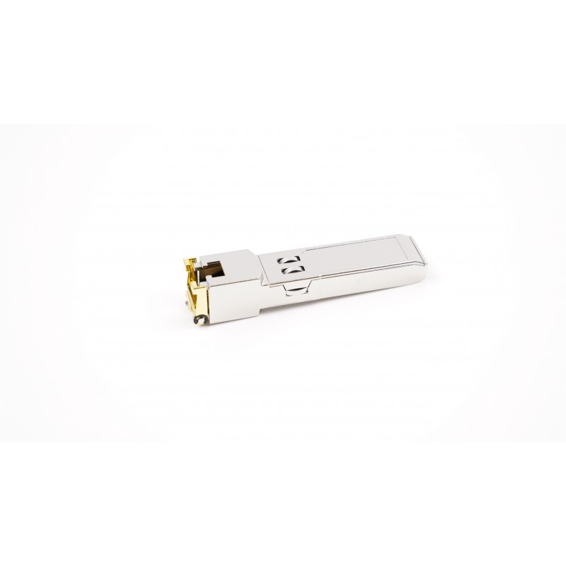 Modul optic SFP 10/100/1000Mbps cupru conector RJ45 DDM, (compatibil CISCO) - NEXIO "SFP-1G-MERJ45-01" (timbru verde 0.8 lei)