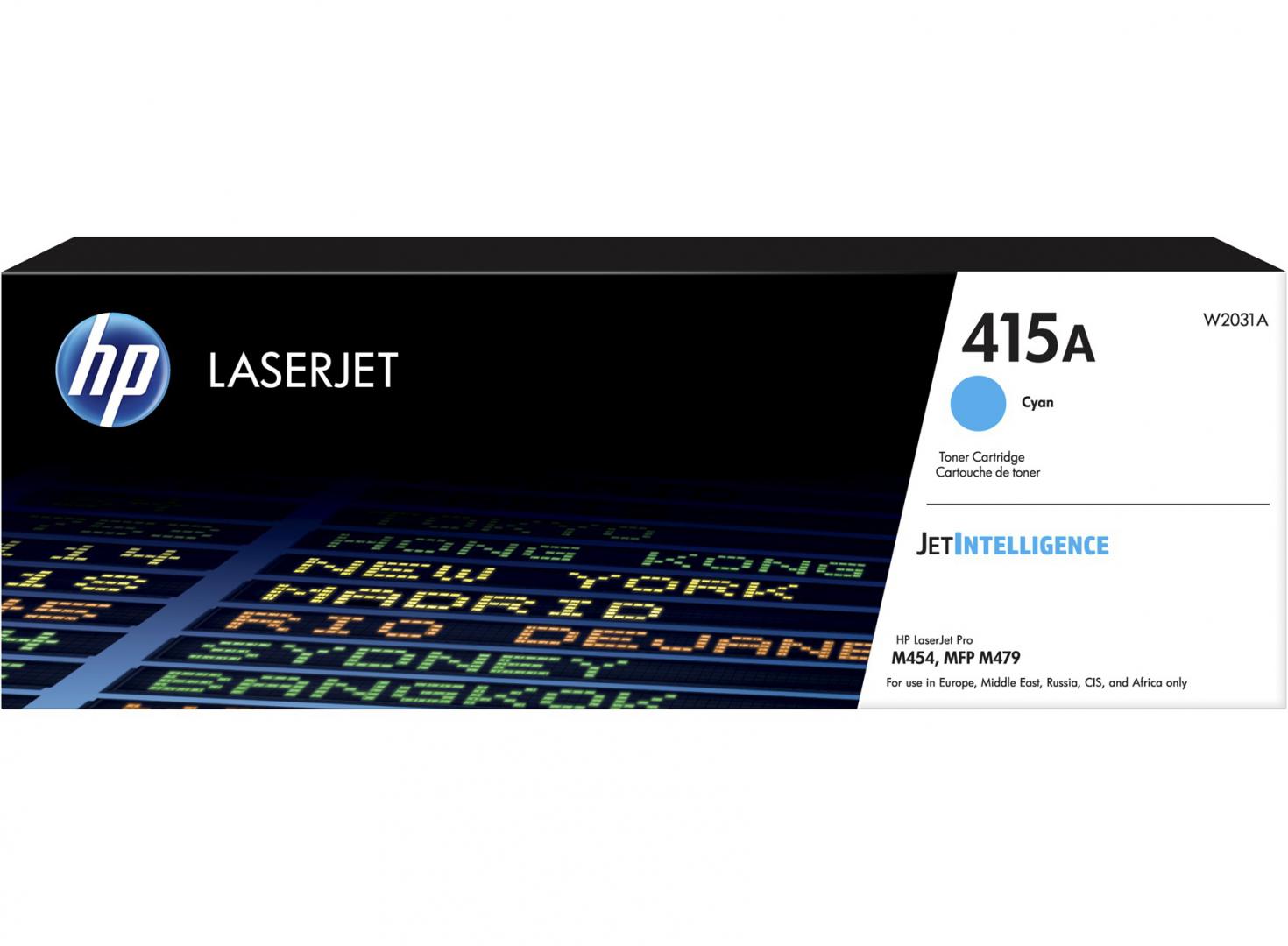 Toner Original HP Cyan, nr.415A, pentru MFP M454|M479|M480, 2.1K, (timbru verde 1.2 lei) , "W2031A"