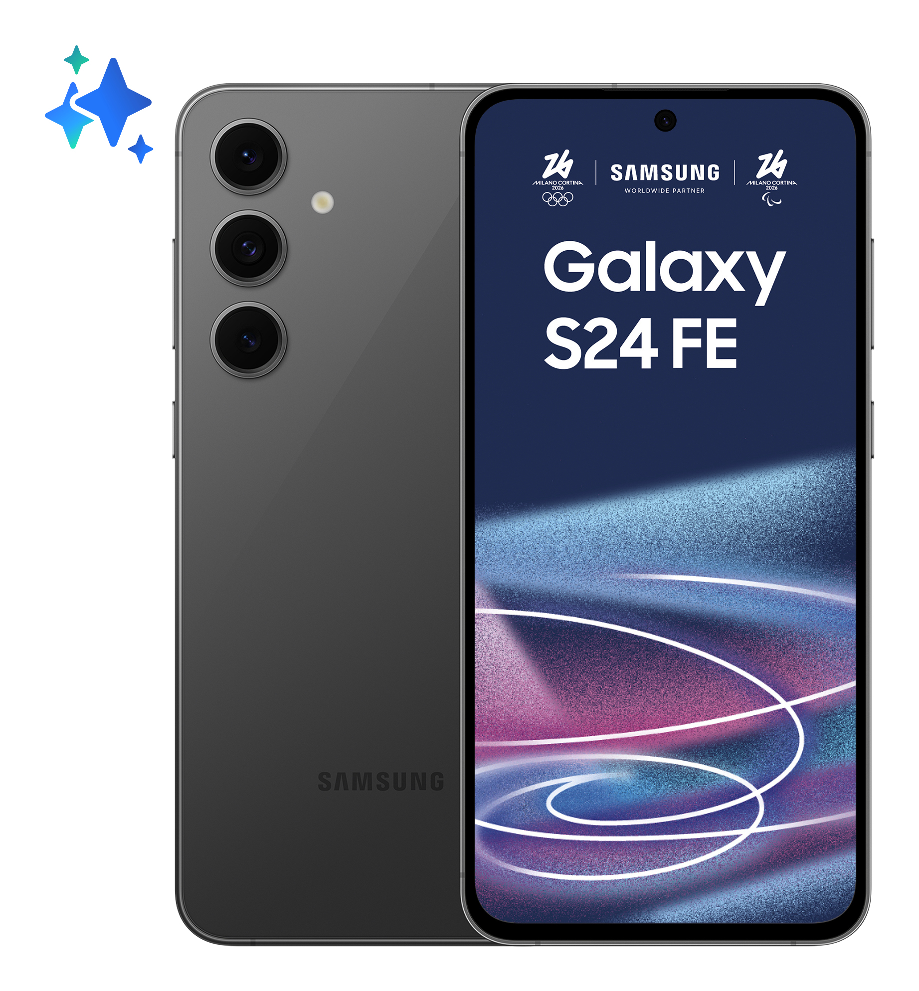 Smartphone Galaxy S24 FE 256GB 8GB RAM 5G Dual SIM Graphite "SM-S721BZKGEUE" (timbru verde 0.45 lei)