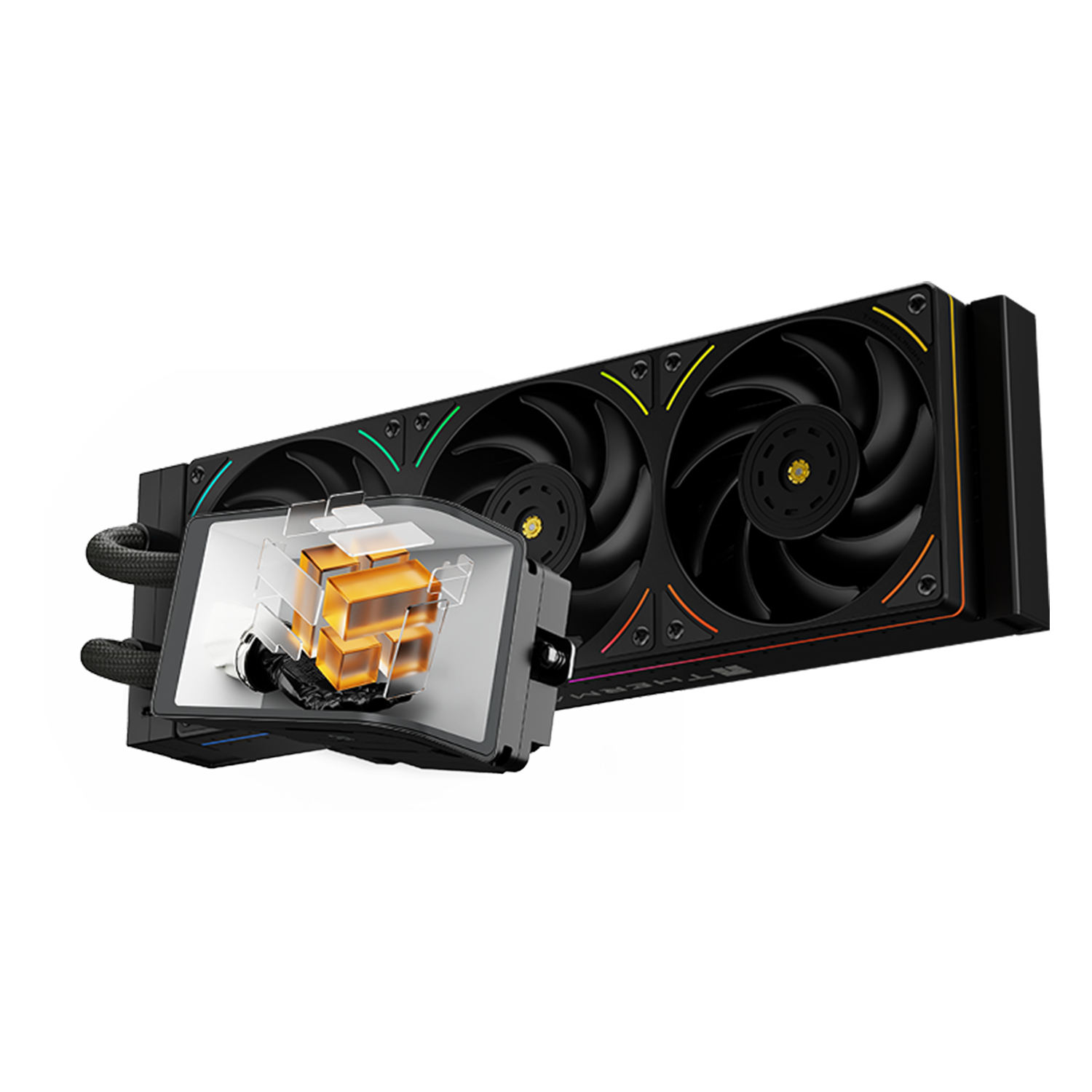 COOLER Thermalright "Wonder Vision 360 UB Argb Black", skt. Intel si AMD, racire cu lichid AIO, 3 x 120mm, 2150 rpm, pompa 6400 rpm, ecran AMOLED 6.67", ARGB, negru, "Wonder Vision 360 UB Argb Black" (timbru verde 2 lei)