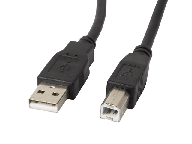 Cablu USB-A(M) USB-B(M) 2.0 1 m negru "CA-USBA-11CC-0010-BK" (timbru verde 0.08 lei)