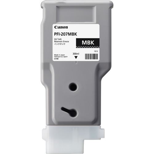 Cartus Cerneala Original Canon Black, PFI-207BK, pentru IPF 680|685|770|780|785, 300ml, (timbru verde 0.15 lei),NOPP, "CF8789B001AA"