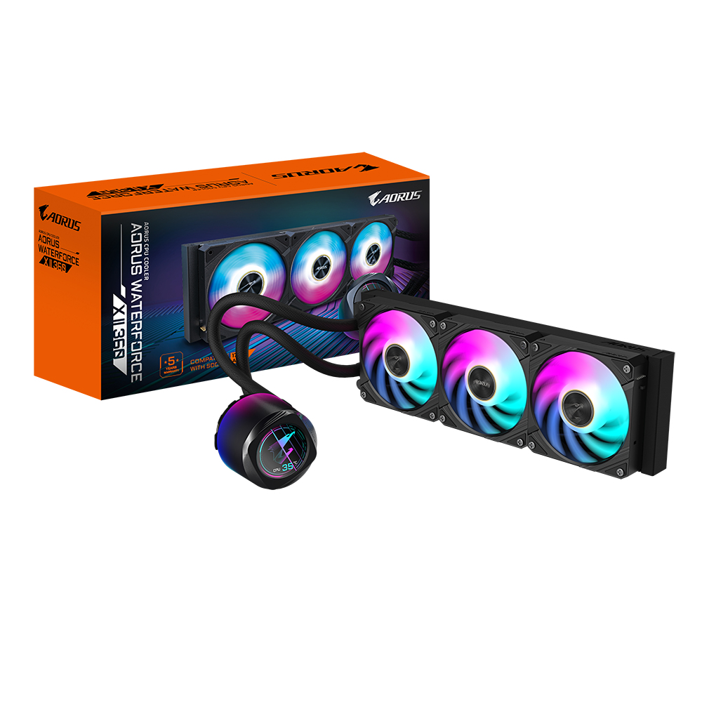 Coolere CPU GIGABYTE AORUS WATERFORCE X II 360 "AORUS WATERFORCE X II 360" (timbru verde 2 lei)