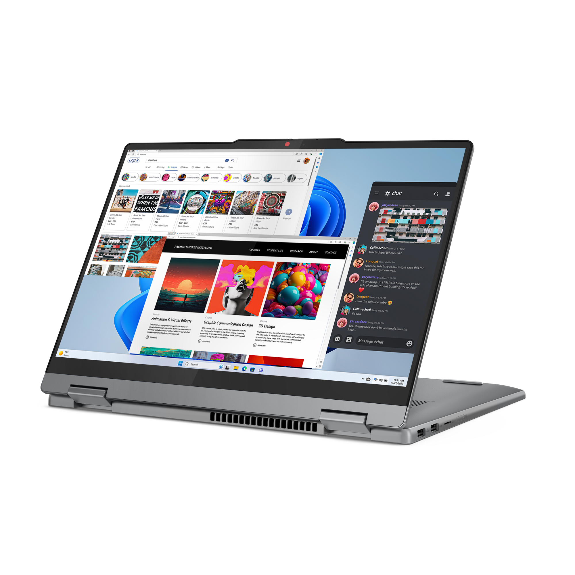 IP 5 2-in-1 14T R5 8645HS 16 1TB UMA DOS"83DR002VRM" - imagine 10