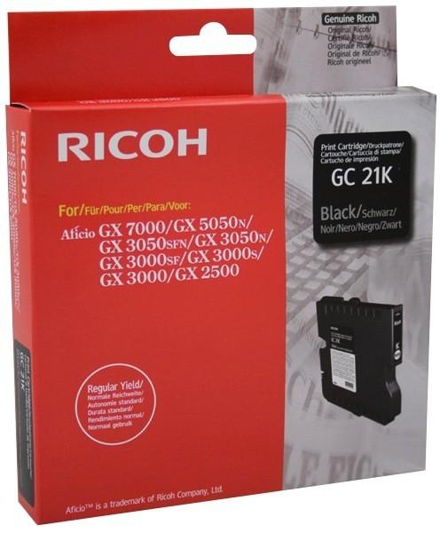 Toner Original RICOH Black, GC-21K, pentru GX 3000|5050N, 1.5K, (timbru verde 1.2 lei) , "405532"