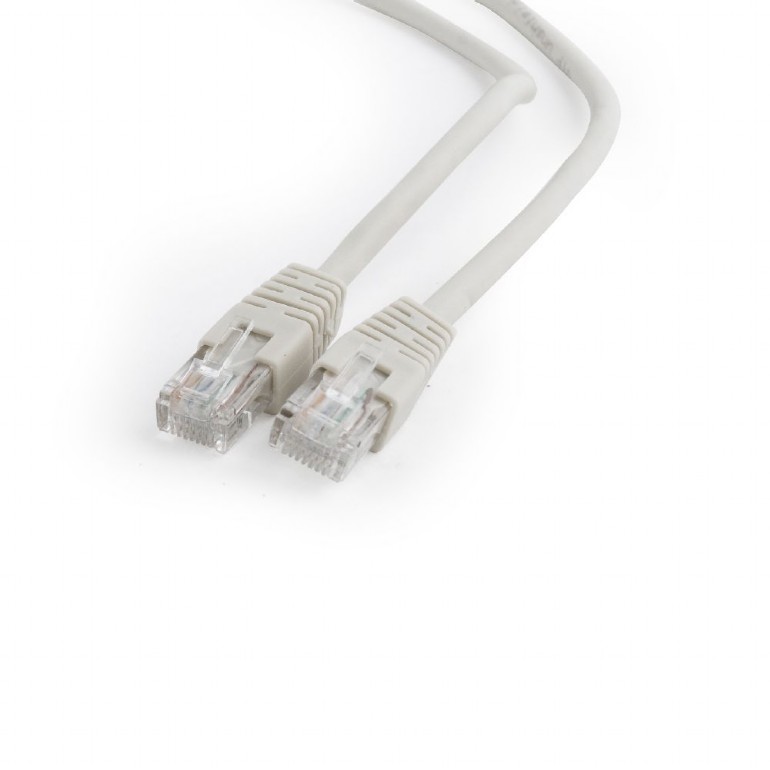 PATCH CORD UTP GEMBIRD Cat6, cupru-aluminiu, 1 m, gri, AWG26, "PP6U-1M" (timbru verde 0.08 lei)